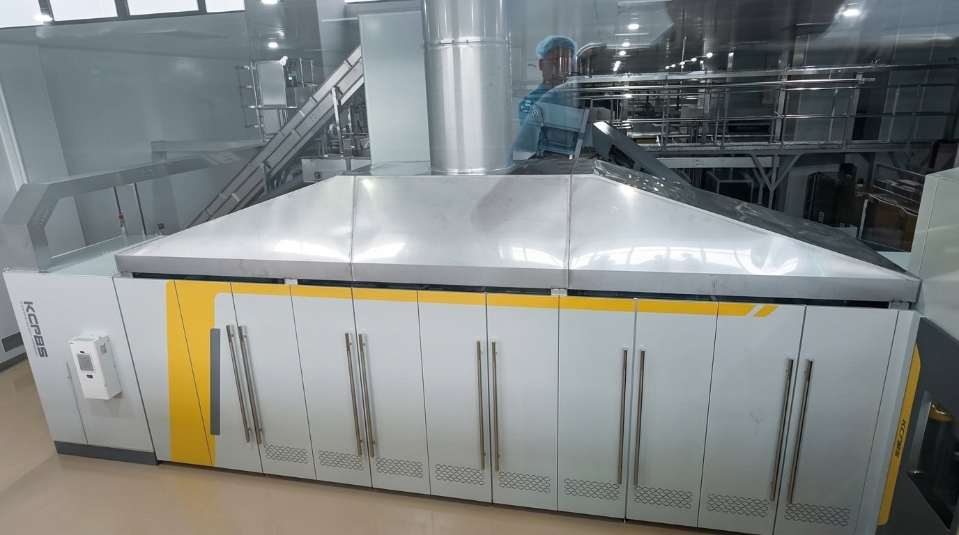 Aseptic processing equipment inside a clean production room